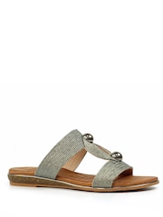 Lunar Grey Callow II Pewter Sandals - Image 3 of 3