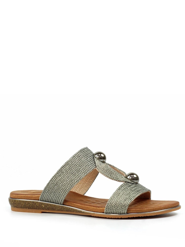 Lunar Grey Callow II Pewter Sandals - Image 3 of 3