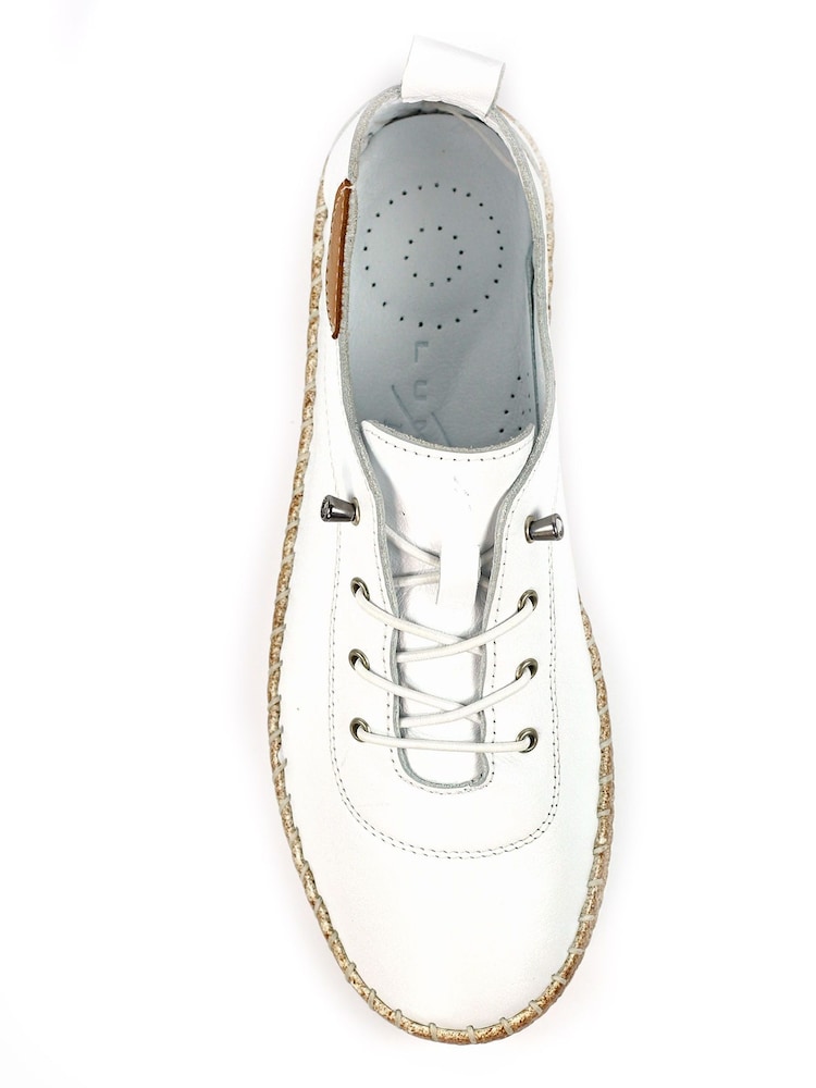 Lunar Evie Plimsoll White Shoes - Image 6 of 9