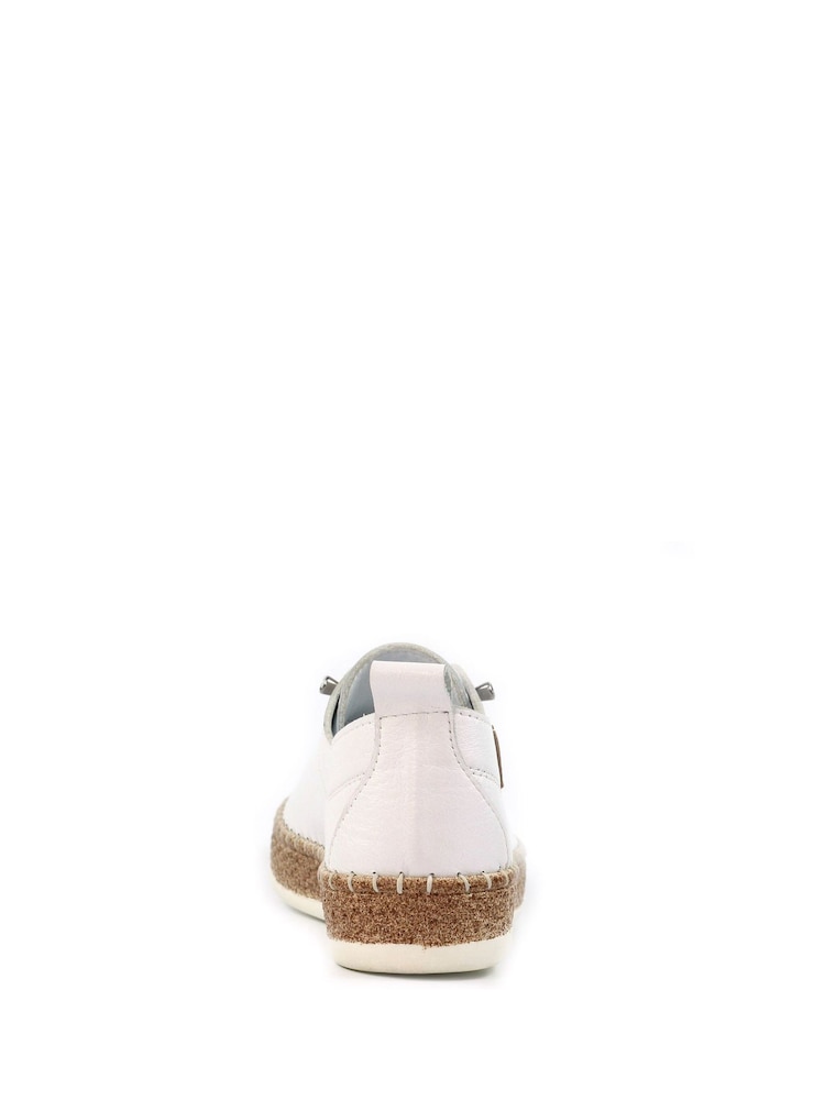 Lunar Evie Plimsoll White Shoes - Image 8 of 9