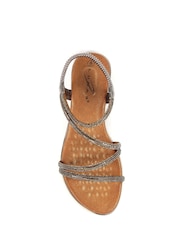 Lunar Grey Cortez Pewter Sandals - Image 7 of 8