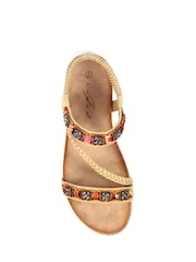 Lunar Natural Carmen Sandals - Imagen 6 de 7