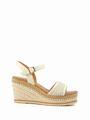 Lunar Natural Anya Wedge Sandals - Image 2 of 3