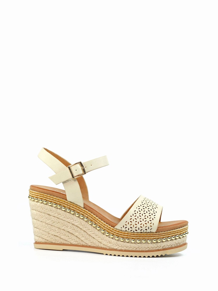 Lunar Natural Anya Wedge Sandals - Image 2 of 3