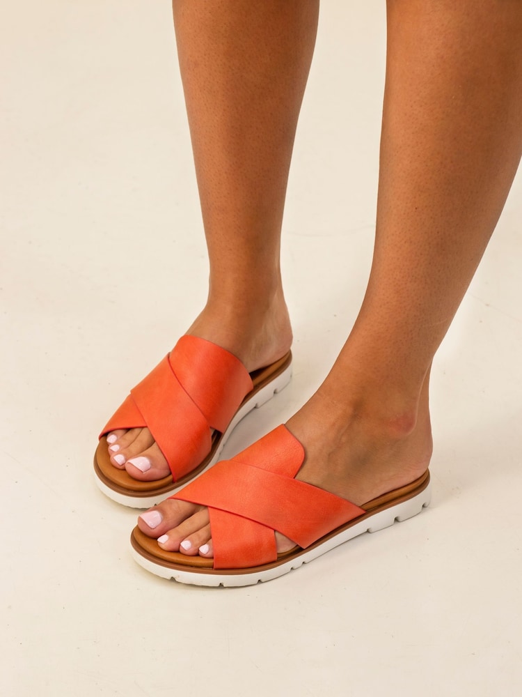 Lunar Orange Chloe Sandals - Image 1 of 3