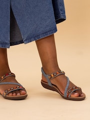 Lunar Blue Carmen Sandals - Image 1 of 7