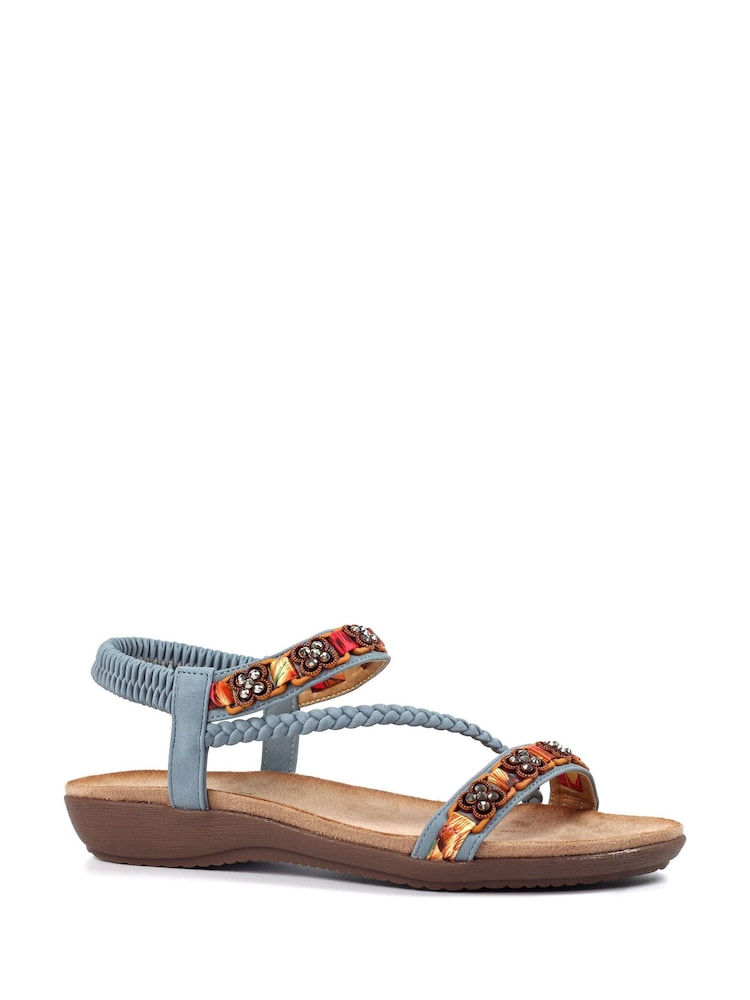 Lunar Blue Carmen Sandals - Image 2 of 7