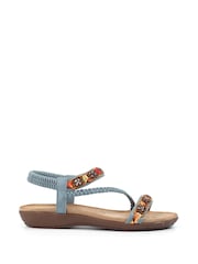 Lunar Blue Carmen Sandals - Image 3 of 7