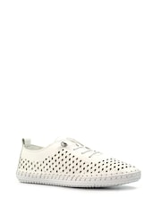 Lunar Bonbon White Plimsoll Shoes - Image 1 of 7