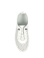 Lunar Bonbon White Plimsoll Shoes - Image 6 of 7