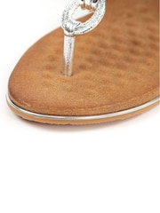 Lunar Silver Dawley Sandals - Image 8 of 8
