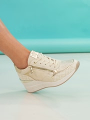 Lunar Natural Aura Wedge Trainers - Image 1 of 9