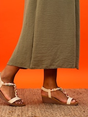 Lunar Natural Clemont Sandals - Image 1 of 6