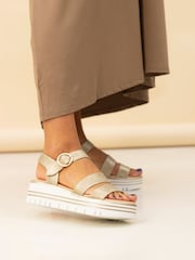 Lunar Dubai Gold Sandals - Image 1 of 8