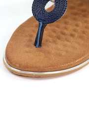 Lunar Blue Ezra Sandals - Image 8 of 8