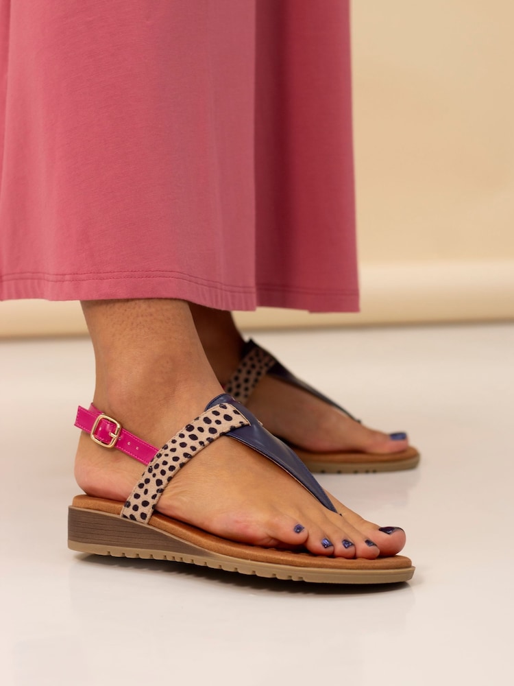 Lunar Blue Gina Sandals - Image 1 of 7