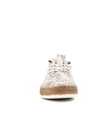 Lunar Iva Leather Plimsoll White Shoes - Image 4 of 7