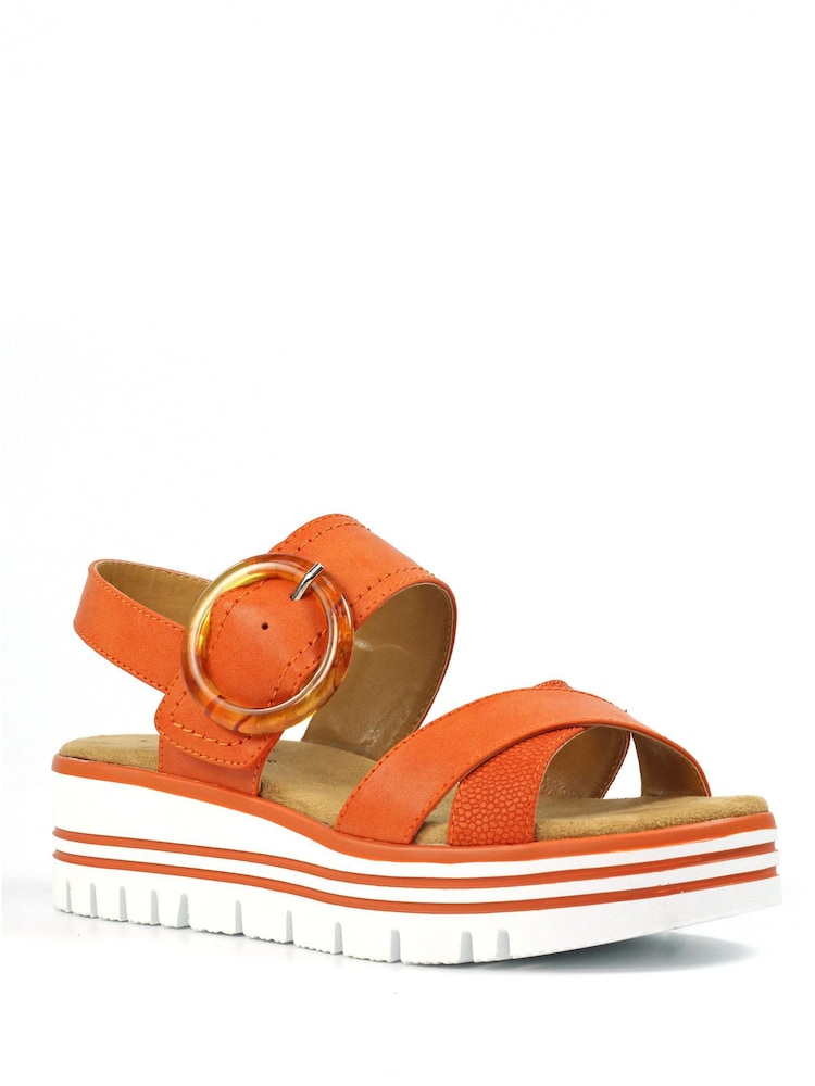 Lunar Orange Elise Sandals - Image 2 of 2
