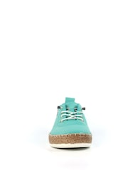 Lunar modra Evie Turquoise Leather Plimsoll čevlji - Slika 5 iz 8