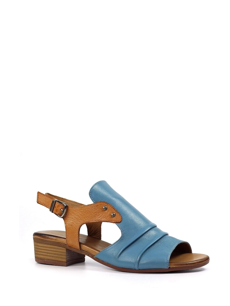 Lunar Blue Jaden Leather Sandals - Image 2 of 2