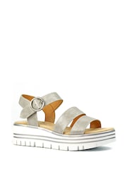 Lunar Dubai Silver Sandals - Image 4 of 8