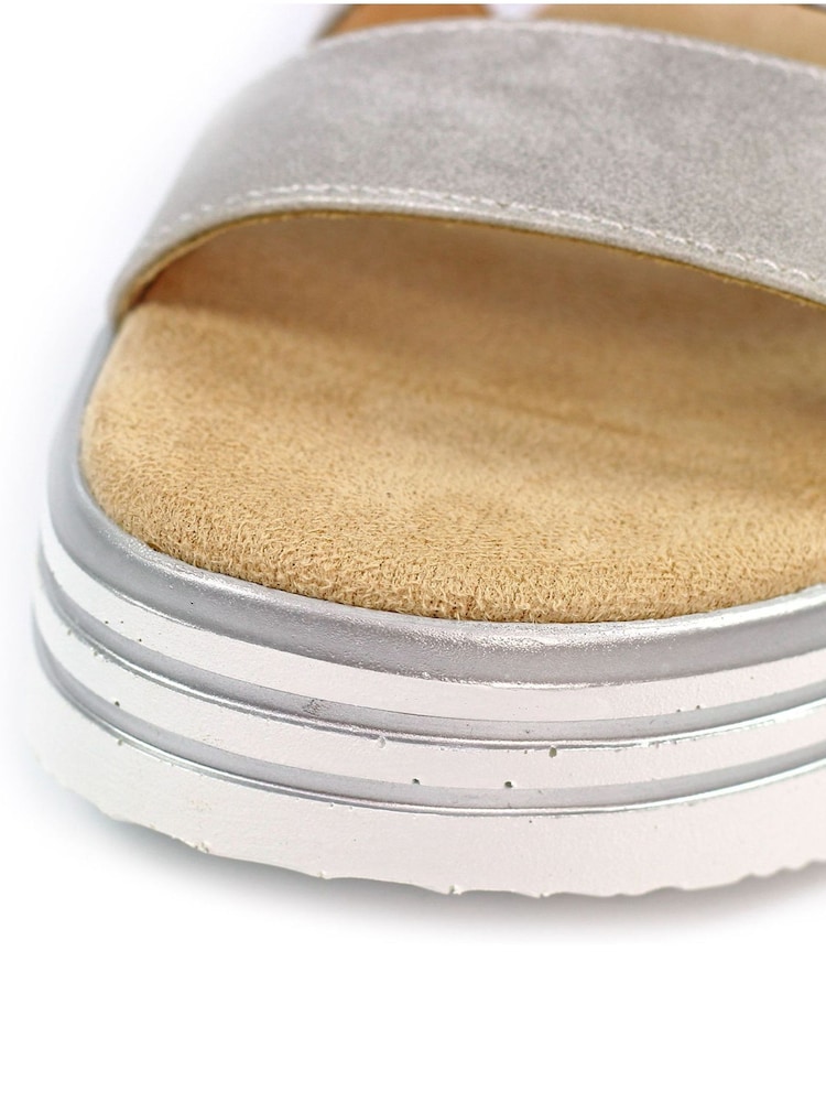 Lunar Dubai Silver Sandals - Image 8 of 8
