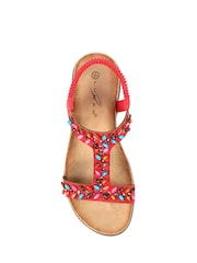 Lunar Red Ravello Sandals - Image 5 of 8