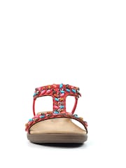 Lunar Red Ravello Sandals - Image 7 of 8