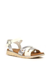 Lunar Silver Jane Sandals - Image 8 of 9