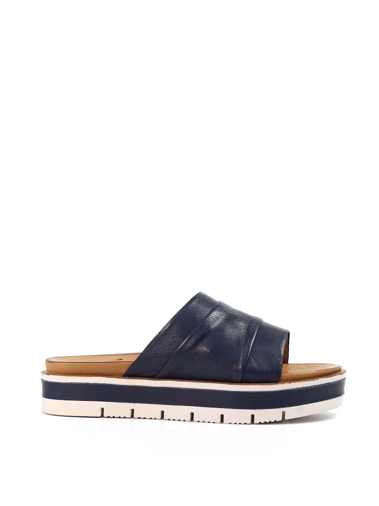 Lunar Blue Sorrento Leather Sandals - Image 2 of 3