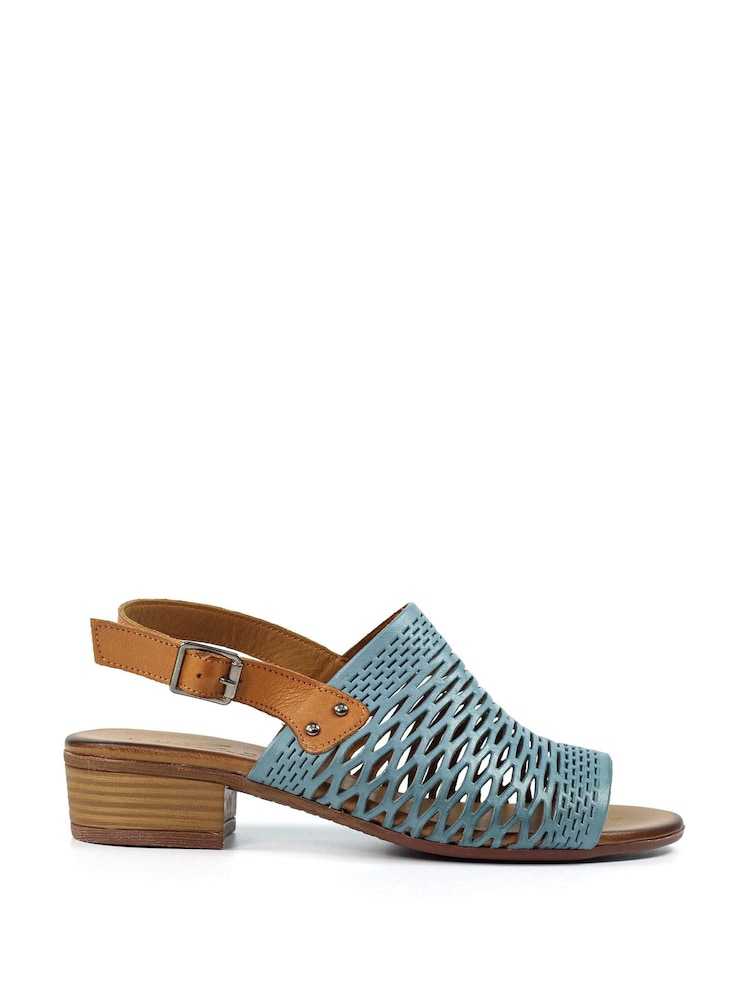 Lunar Blue Jessica Slingback Lea Sandals - Image 2 of 3