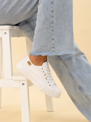 Lunar Jayne II White Trainers - Image 1 of 8