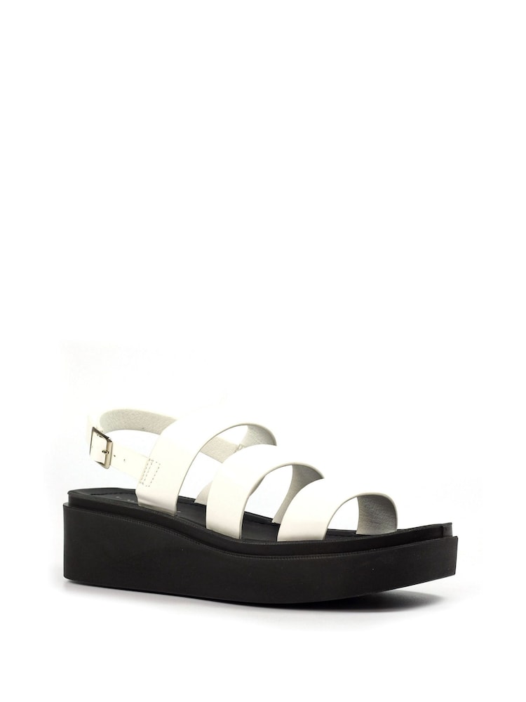 Lunar Lipstick White Sandals - Image 2 of 2