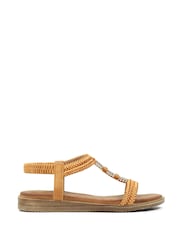 Lunar Portofino Brown Sandals - Image 2 of 8