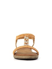 Lunar Portofino Brown Sandals - Image 4 of 8