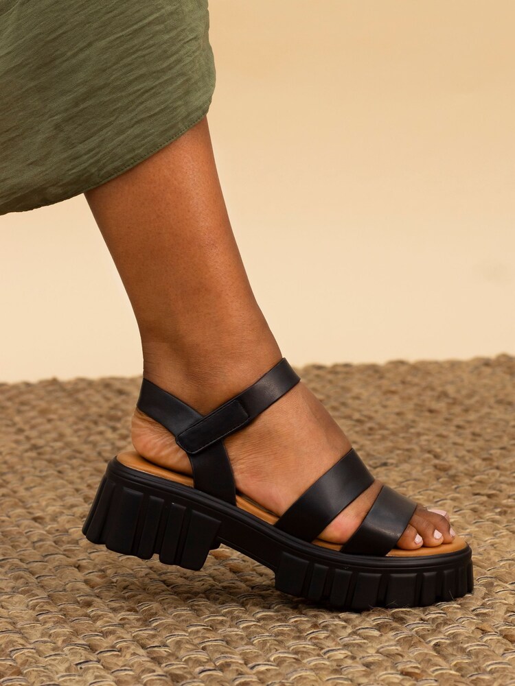 Lunar Kalista Black Sandals - Image 1 of 2