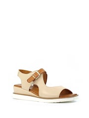 Lunar Natural Spring Leather Wedges Sandals - Image 3 of 3
