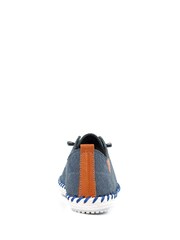Lunar Blue St Lawrence Plimsoll Leather Shoes - Image 5 of 7
