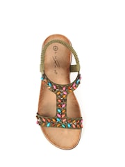 Lunar Green Ravello Sandals - Image 7 of 8