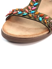 Lunar Green Ravello Sandals - Image 8 of 8