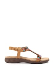Lunar Ravello Brown Sandals - Image 4 of 8
