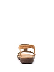 Lunar Ravello Brown Sandals - Image 6 of 8
