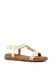 Lunar Portofino White Sandals - Image 3 of 7