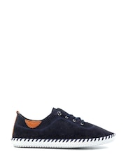 Lunar modra St Lawrence Plimsoll Usnjeni čevlji - Slika 3 iz 8