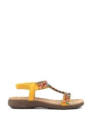 Lunar Yellow Ravello Sandals - Image 4 of 8