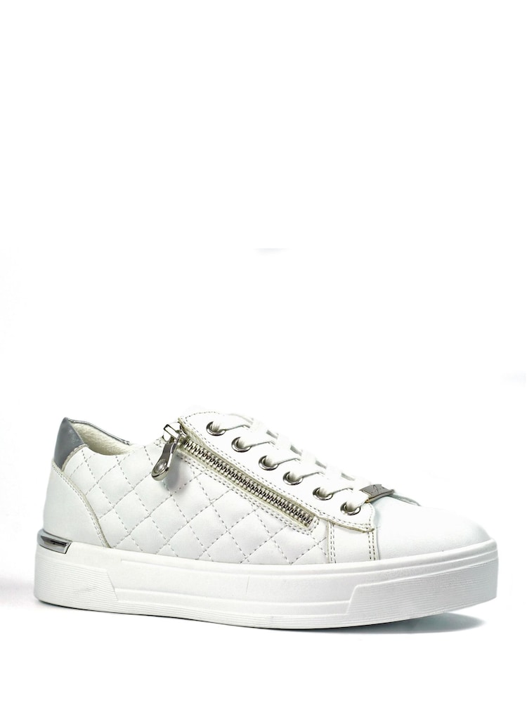 Lunar Xenon White Trainers - Image 2 of 2