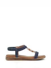 Lunar Blue Portofino Sandals - Image 2 of 8