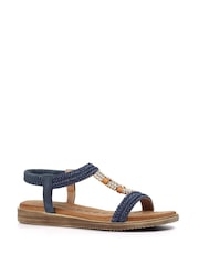 Lunar Blue Portofino Sandals - Image 3 of 8