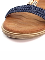 Lunar Blue Portofino Sandals - Image 7 of 8