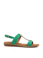Lunar Green Renoir Emerald Sandals - Image 4 of 9